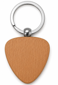 Keychain - wooden hart