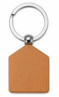 Keychain - wooden house